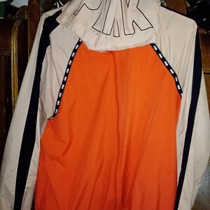 PINK Victoria's Secret Orange and Beige Ski Jacket